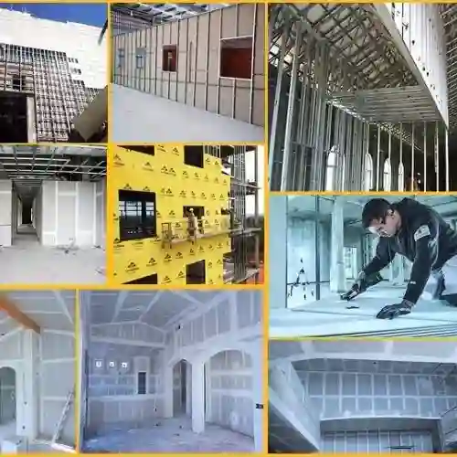 Mamparas porcelanizadas de color blanco instaladas en los baños de un colegio en la colonia San Manuel.